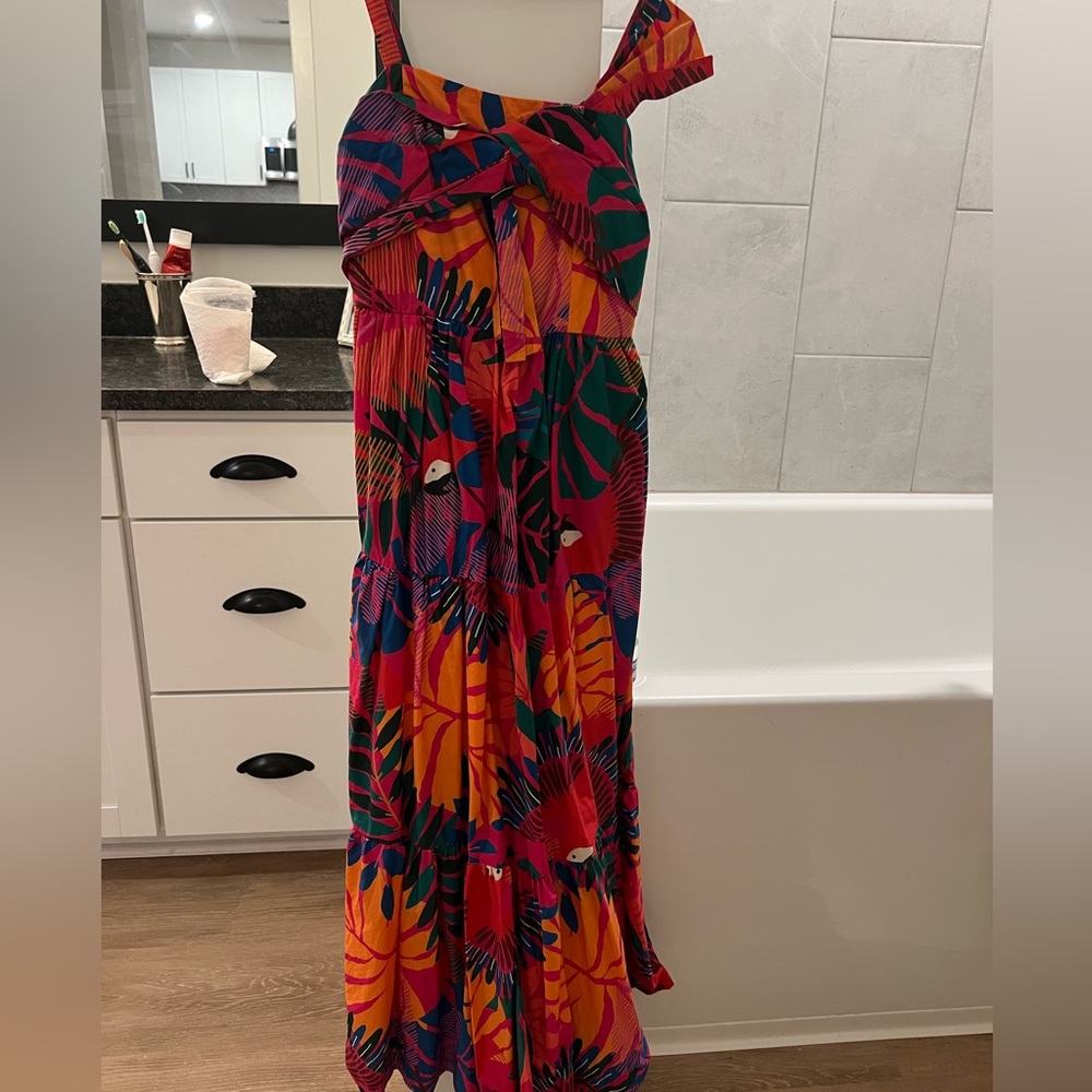 FARM Rio Multicolor Tropical Maxi Dress